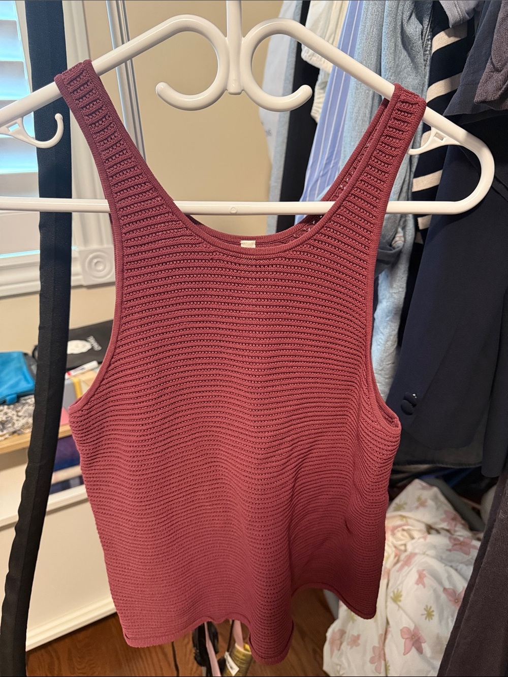Babaton Ribbed Tank Top - Mauve